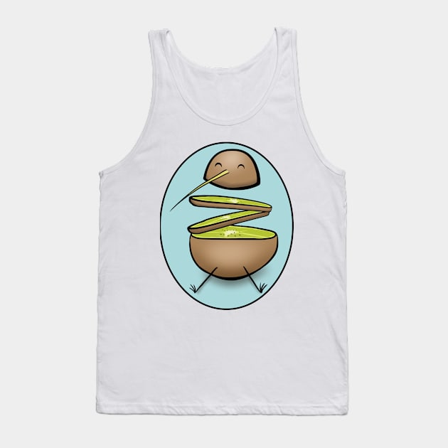 Cute Kiwi Tank Top by Kiwi